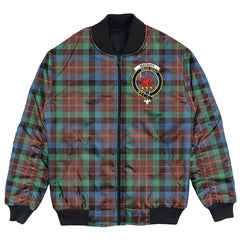 Clan MacDuff Hunting Ancient Tartan Crest Bomber Jacket MK39 MacDuff Hunting Ancient Tartan Tartan Bomber Jacket