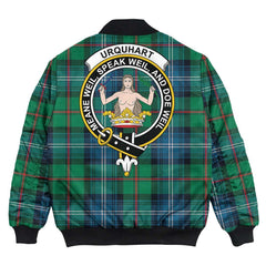 Clan Urquhart Ancient Tartan Crest Bomber Jacket EA14 Urquhart Ancient Tartan Tartan Bomber Jacket