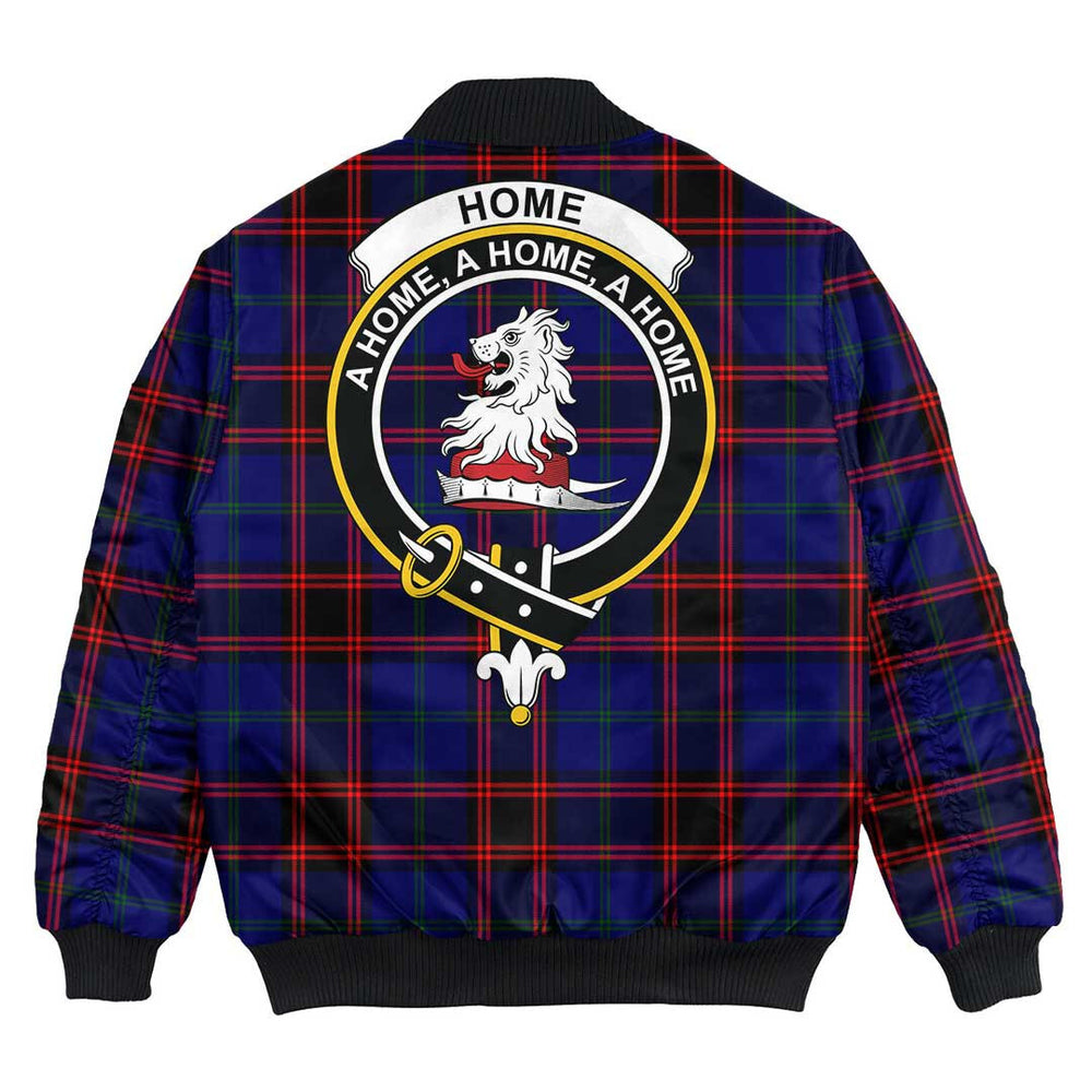 Clan Home Modern Tartan Crest Bomber Jacket LY77 Home Modern Tartan Tartan Bomber Jacket