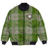 Clan Cunningham Dress Green Dancers Tartan Crest Bomber Jacket XB54 Cunningham Dress Green Dancers Tartan Tartan Bomber Jacket