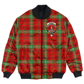 Clan Morrison Red Modern Tartan Crest Bomber Jacket AL57 Morrison Red Modern Tartan Tartan Bomber Jacket