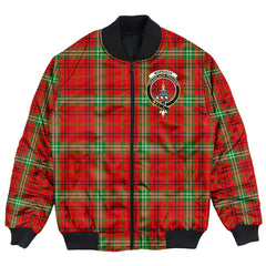 Clan Morrison Red Modern Tartan Crest Bomber Jacket AL57 Morrison Red Modern Tartan Tartan Bomber Jacket