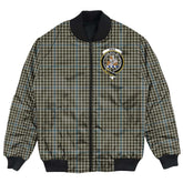 Clan Haig Check Tartan Crest Bomber Jacket UG58 Haig Check Tartan Tartan Bomber Jacket
