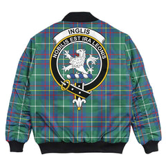 Clan Inglis Ancient Tartan Crest Bomber Jacket GE64 Inglis Ancient Tartan Tartan Bomber Jacket