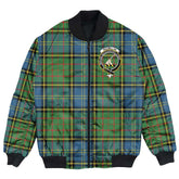 Clan MacMillan Hunting Ancient Tartan Crest Bomber Jacket FP59 MacMillan Hunting Ancient Tartan Tartan Bomber Jacket