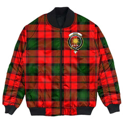 Clan Kerr Modern Tartan Crest Bomber Jacket SV42 Kerr Modern Tartan Tartan Bomber Jacket