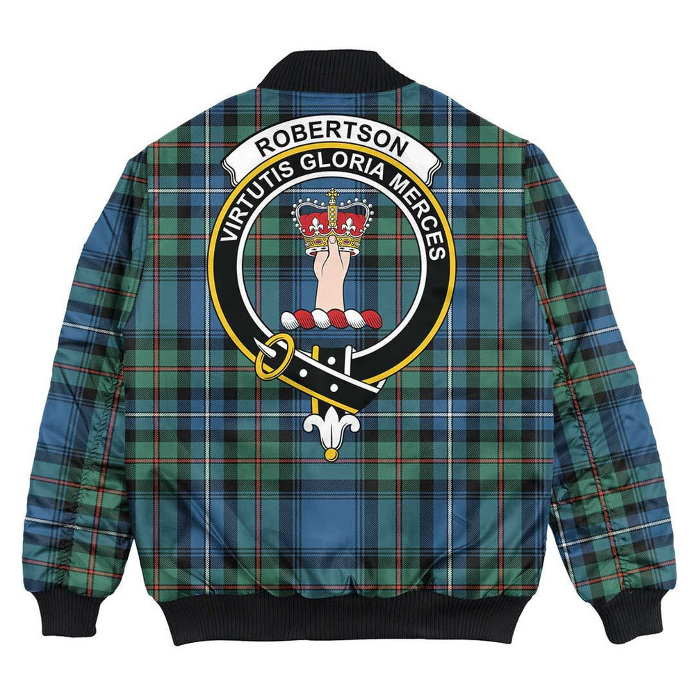 Clan Robertson Hunting Ancient Tartan Crest Bomber Jacket TF59 Robertson Hunting Ancient Tartan Tartan Bomber Jacket