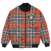 Clan MacFarlane Ancient Tartan Crest Bomber Jacket XW13 MacFarlane Ancient Tartan Tartan Bomber Jacket