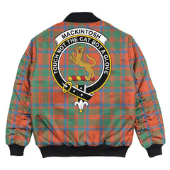 Clan MacKintosh Ancient Tartan Crest Bomber Jacket UO77 MacKintosh Ancient Tartan Tartan Bomber Jacket