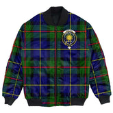 Clan MacLeod of Harris Modern Tartan Crest Bomber Jacket WX89 MacLeod of Harris Modern Tartan Tartan Bomber Jacket