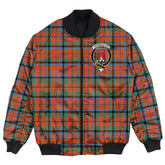 Clan MacNaughton Ancient Tartan Crest Bomber Jacket DF13 MacNaughton Ancient Tartan Tartan Bomber Jacket