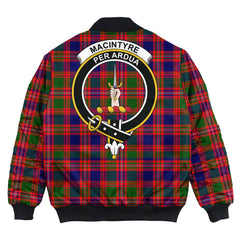 Clan MacIntyre Modern Tartan Crest Bomber Jacket AR94 MacIntyre Modern Tartan Tartan Bomber Jacket
