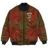Clan Drummond Tartan Crest Bomber Jacket BN20 Drummond Clan Tartan Tartan Bomber Jacket