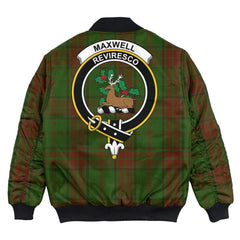 Clan Clan Maxwell Hunting Tartan Crest Bomber Jacket EI95 Maxwell Hunting Tartan Tartan Bomber Jacket