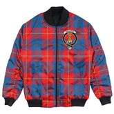 Clan Galloway Red Tartan Crest Bomber Jacket CI98 Galloway Red Tartan Tartan Bomber Jacket
