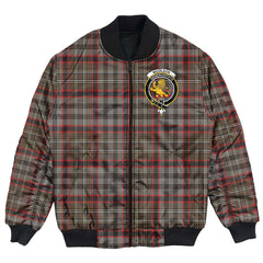 Clan Nicolson Hunting Weathered Tartan Crest Bomber Jacket KD98 Nicolson Hunting Weathered Tartan Tartan Bomber Jacket