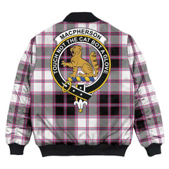 Clan MacPherson Hunting Modern Tartan Crest Bomber Jacket SZ93 MacPherson Hunting Modern Tartan Tartan Bomber Jacket