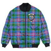 Clan Ralston Tartan Crest Bomber Jacket VZ69 Ralston Tartan Tartan Bomber Jacket