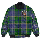 Clan Wishart Hunting Modern Tartan Crest Bomber Jacket OC42 Wishart Hunting Modern Tartan Tartan Bomber Jacket