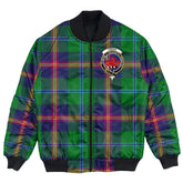 Clan Young Modern Tartan Crest Bomber Jacket BA95 Young Modern Tartan Tartan Bomber Jacket