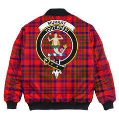 Clan Murray of Tulloch Modern Tartan Crest Bomber Jacket TC85 Murray of Tulloch Modern Tartan Tartan Bomber Jacket