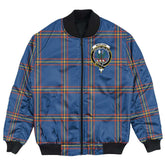 Clan MacLaine of Loch Buie Tartan Crest Bomber Jacket JK32 MacLaine of Loch Buie Tartan Tartan Bomber Jacket