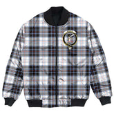 Clan MacRae Dress Modern Tartan Crest Bomber Jacket RA90 MacRae Dress Modern Tartan Tartan Bomber Jacket