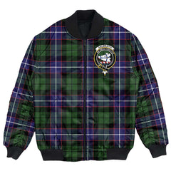 Clan Galbraith Modern Tartan Crest Bomber Jacket DT25 Galbraith Modern Tartan Tartan Bomber Jacket