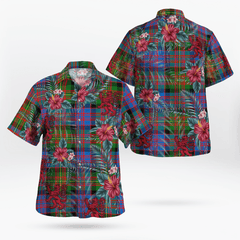 Clan Carnegie Ancient Tartan Scottish Lion Hawaiian Shirt RT38 Carnegie Ancient Tartan Tartan Hawaii Shirt