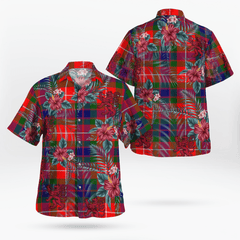 Clan Fraser Lovat Modern Tartan Scottish Lion Hawaiian Shirt YN11 Fraser Lovat Modern Tartan Tartan Hawaii Shirt