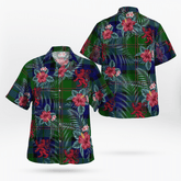 Clan Dundas Modern Tartan Scottish Lion Hawaiian Shirt FR27 Dundas Modern Tartan Tartan Hawaii Shirt