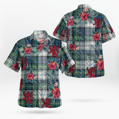 Clan Gordon Dress Ancient Tartan Scottish Lion Hawaiian Shirt PQ36 Gordon Dress Ancient Tartan Tartan Hawaii Shirt