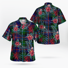 Clan Campbell of Cawdor Modern Tartan Scottish Lion Hawaiian Shirt RL67 Campbell of Cawdor Modern Tartan Tartan Hawaii Shirt