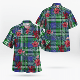 Clan Haliburton Tartan Scottish Lion Hawaiian Shirt FL53 Haliburton Tartan Tartan Hawaii Shirt