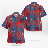 Clan Galloway Red Tartan Scottish Lion Hawaiian Shirt EP94 Galloway Red Tartan Tartan Hawaii Shirt