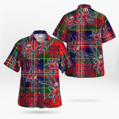 Clan MacPherson Modern Tartan Scottish Lion Hawaiian Shirt ZV67 MacPherson Modern Tartan Tartan Hawaii Shirt
