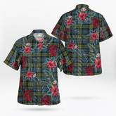Clan Campbell Tartan Scottish Lion Hawaiian Shirt UP55 Campbell Tartan Tartan Hawaii Shirt