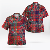 Clan Lumsden Modern Tartan Scottish Lion Hawaiian Shirt ZP83 Lumsden Modern Tartan Tartan Hawaii Shirt