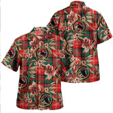 Clan Nisbet (Nisbit) Modern Tartan Crest Badge Aloha Hawaiian Shirt Tropical Old Style KT58 Nisbet (Nisbit) Modern Tartan Tartan Today