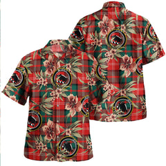 Clan Nisbet (Nisbit) Modern Tartan Crest Badge Aloha Hawaiian Shirt Tropical Old Style KT58 Nisbet (Nisbit) Modern Tartan Tartan Today