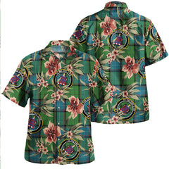 Clan Storrie Ancient Tartan Crest Badge Aloha Hawaiian Shirt Tropical Old Style YF18 Storrie Ancient Tartan Tartan Today