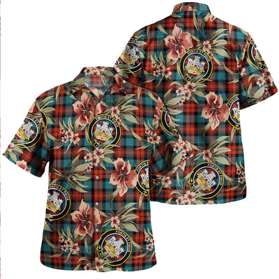 Clan MacLachlan Ancient Tartan Crest Badge Aloha Hawaiian Shirt Tropical Old Style YG81