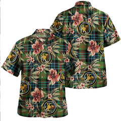 Clan Newlands (Walker Newlands) Ancient Tartan Crest Badge Aloha Hawaiian Shirt Tropical Old Style SU40 Newlands (Walker Newlands) Ancient Tartan Tartan Today