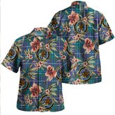 Clan Sandilands Tartan Crest Badge Aloha Hawaiian Shirt Tropical Old Style ZS55 Sandilands Tartan Tartan Today