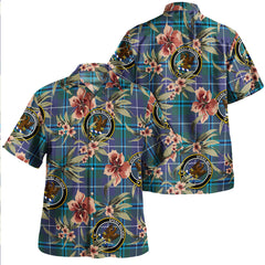 Clan Sandilands Tartan Crest Badge Aloha Hawaiian Shirt Tropical Old Style ZS55 Sandilands Tartan Tartan Today