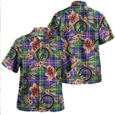 Clan Yule Modern Tartan Crest Badge Aloha Hawaiian Shirt Tropical Old Style PH82 Yule Modern Tartan Tartan Today