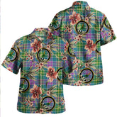 Clan Yule Ancient Tartan Crest Badge Aloha Hawaiian Shirt Tropical Old Style ZK86 Yule Ancient Tartan Tartan Today