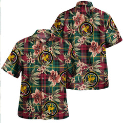 Clan Martin Modern Tartan Crest Badge Aloha Hawaiian Shirt Tropical Old Style LL85 Martin Modern Tartan Tartan Today