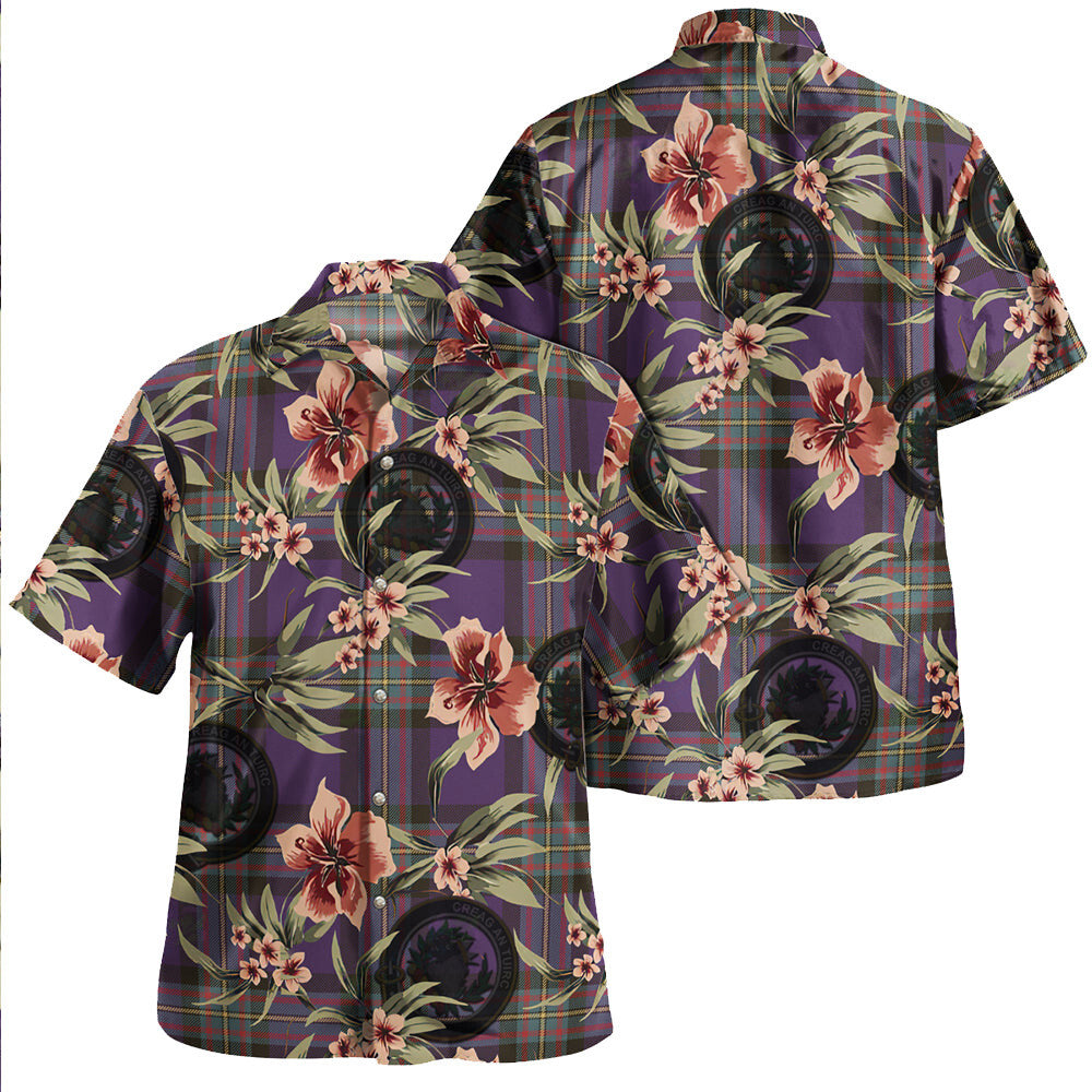 Clan MacLaren of Broich Weathered Tartan Crest Badge Aloha Hawaiian Shirt Tropical Old Style CU95 MacLaren of Broich Weathered Tartan Tartan Today