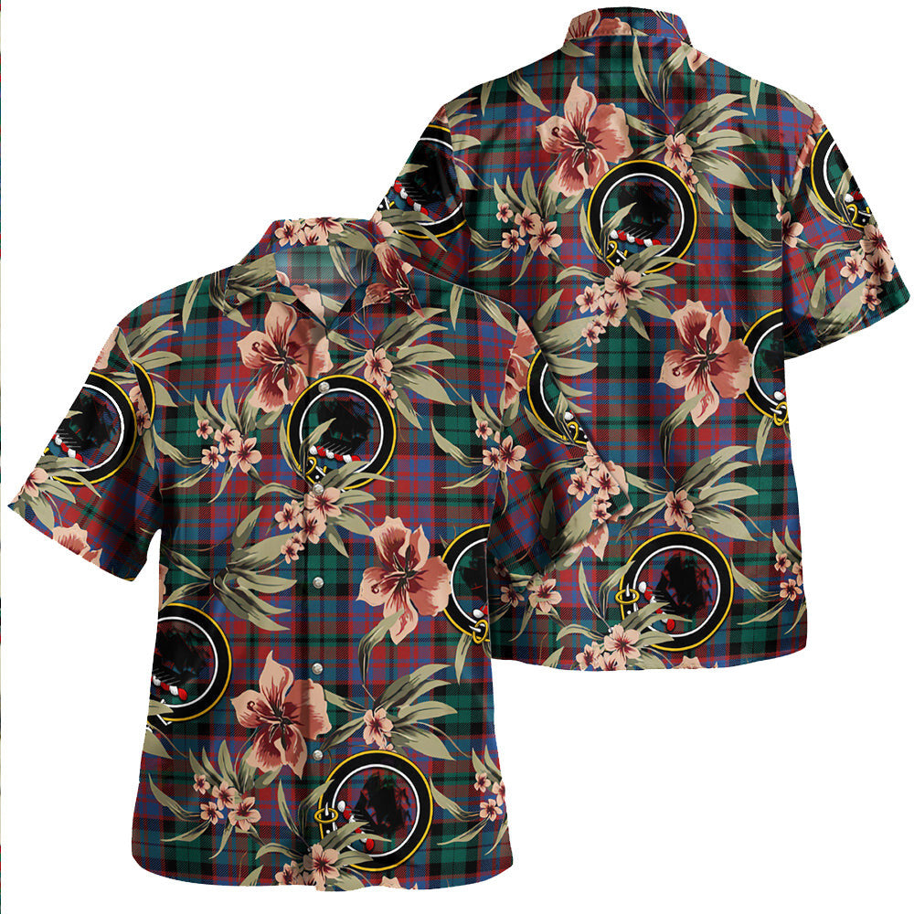 Clan MacInroy Modern Tartan Crest Badge Aloha Hawaiian Shirt Tropical Old Style HK22 MacInroy Modern Tartan Tartan Today